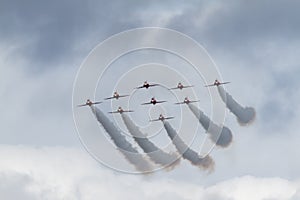 RAF Red Arrow air display