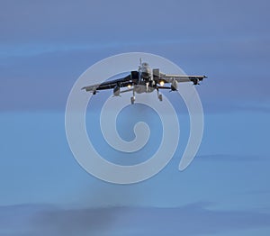 RAF Tornado Jet about to land.