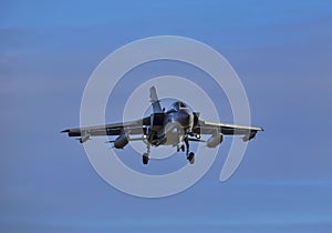 RAF Tornado Jet about to land.