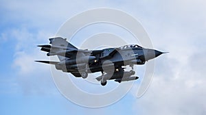 RAF Tornado Jet about to land.