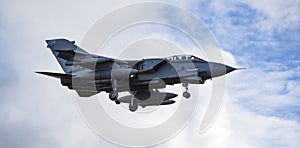 RAF Tornado Jet about to land.