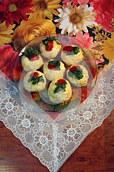 Rafaello on the dish