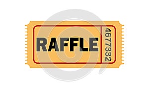Raffle ticket icon