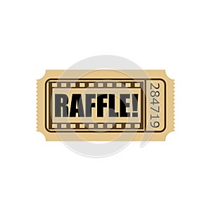 Raffle Ticket Word Enter Contest photo