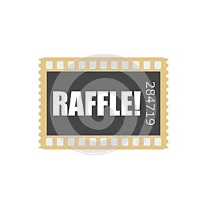 Raffle Ticket Word Enter Contest photo