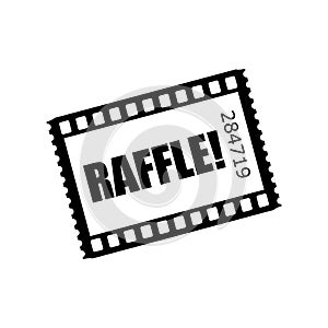 Raffle Ticket Word Enter Contest photo