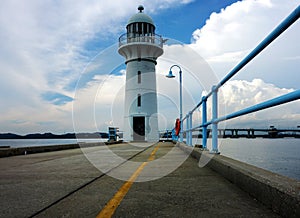 Raffles marina lighthouse photo