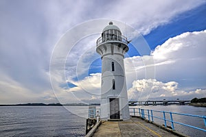 Raffles marina lighthouse photo