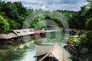 Raft River Kwai For an overnight stay, and the restaurant at Sai Yok National Park