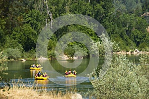 Rafters on the American River