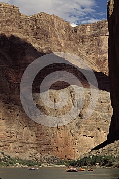 Rafters on Colorado river