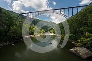 Rafters at the New River Gorge Bridge in West Virginia