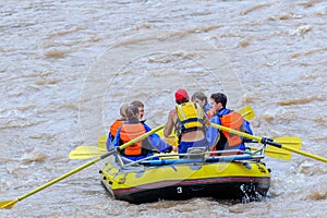 Rafters on the river