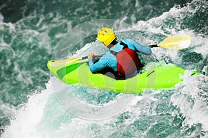 Rafting as extreme and fun sport