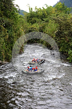Rafting in Ecuador