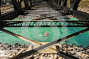 Rafting on Ganga river in Rishikesh, Uttarkhand, India