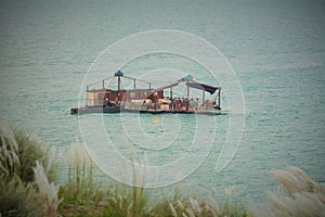 Rafting at mangla dam