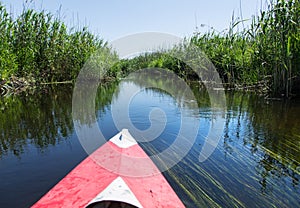 Rafting on the Vorskla River.