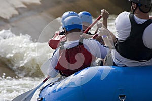 Rafting in Whitewater Rapids