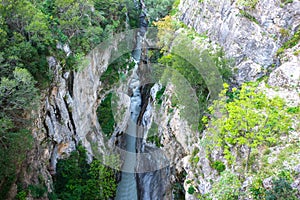 Raganello Gorges from Devil bridge, Calabria (Italy) photo