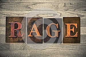 Rage Wooden Letterpress Theme