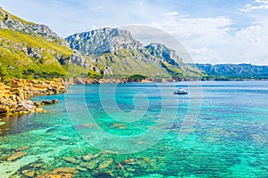 Ragged coast of Mallorca at Cap Ferrutx