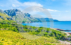 Ragged coast of Mallorca at Cap Ferrutx