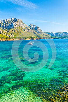 Ragged coast of Mallorca at Cap Ferrutx