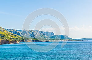 Ragged coast of Mallorca at Cap Ferrutx