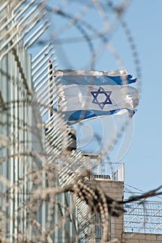 Ragged Israeli Flag