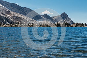 Ragged Peak and Young Lakes in Yosemite National Park