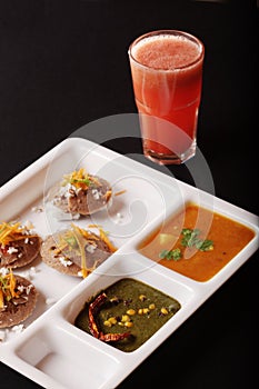 Ragi Idli, is a savory cake of south India