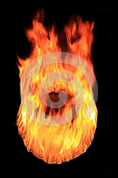 Raging fire circle