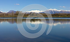 Ragogna Lake in Late Winter