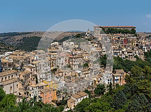 Ragusa Ibla cityscape. Sicily, Italy.