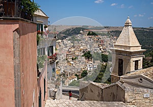 Ragusa Ibla cityscape. Sicily, Italy. photo