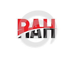 RAH Letter Initial Logo Design Vector Illustration photo
