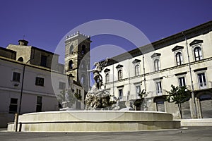 Raiano, historic city in Valle Peligna, Abruzzo, Italy