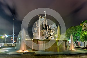 Raices Fountain in Old San Juan photo