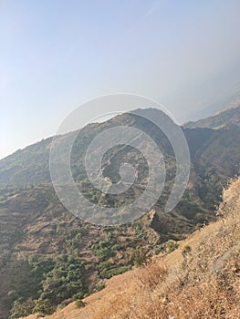 Raigad fort top View photo