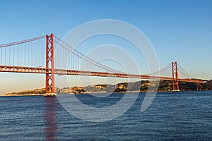 Rail bridge  in Lisbon, Portugal