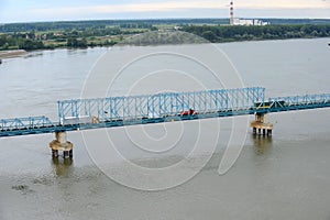 Rail bridge, Novi Sad, Serbia