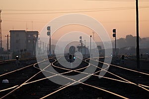 Rail Conjunction in Dawn photo