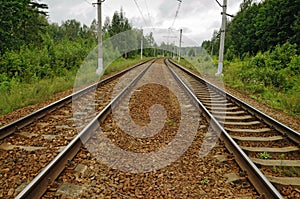 Rail journey.