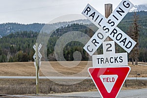 Rail Road Crossing Sign