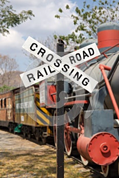 Rail Road Crossing sign