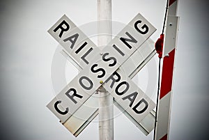 Rail Road Crossing Sign