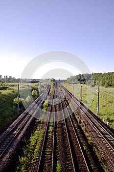 Rail Road Tracks. Railroad.