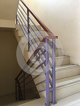 Rail stairs purple