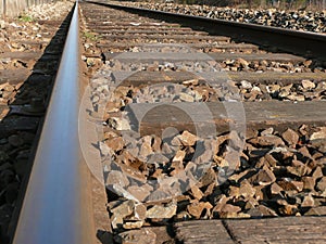 Rail track and railroad ties